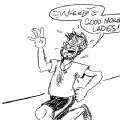 Sometimes I wonder what I look like as I jog through the park